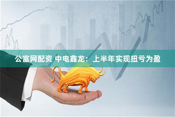 公富网配资 中电鑫龙：上半年实现扭亏为盈
