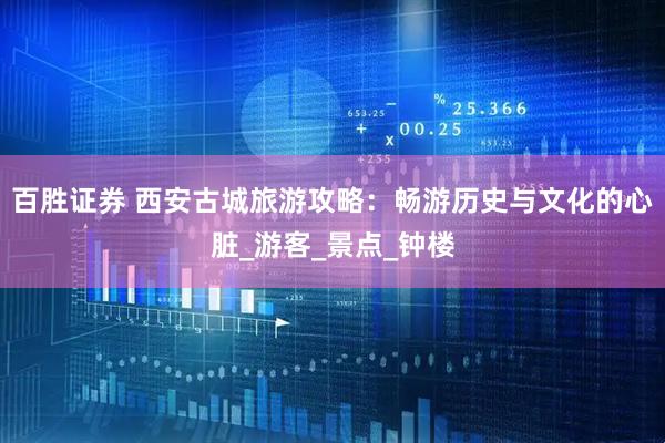 百胜证券 西安古城旅游攻略：畅游历史与文化的心脏_游客_景点_钟楼